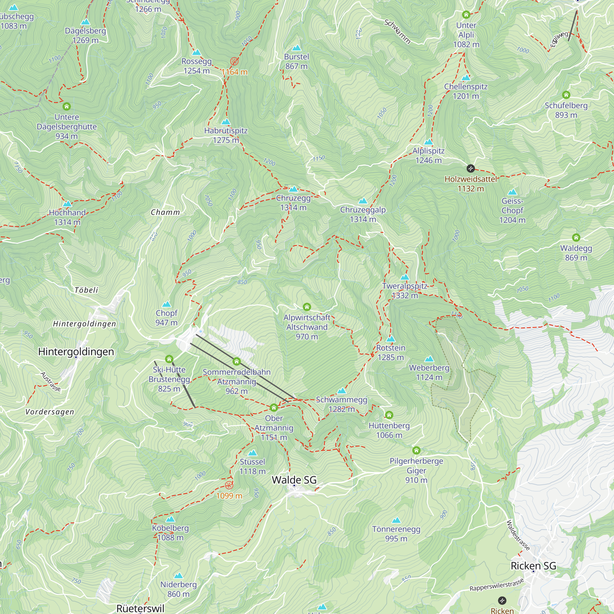 Alpwirtschaft Altschwand map