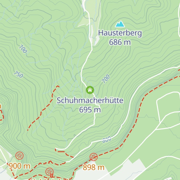 Map of Schuhmacherhütte