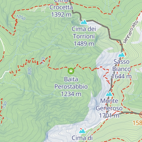 Map of Baita Perostabbio