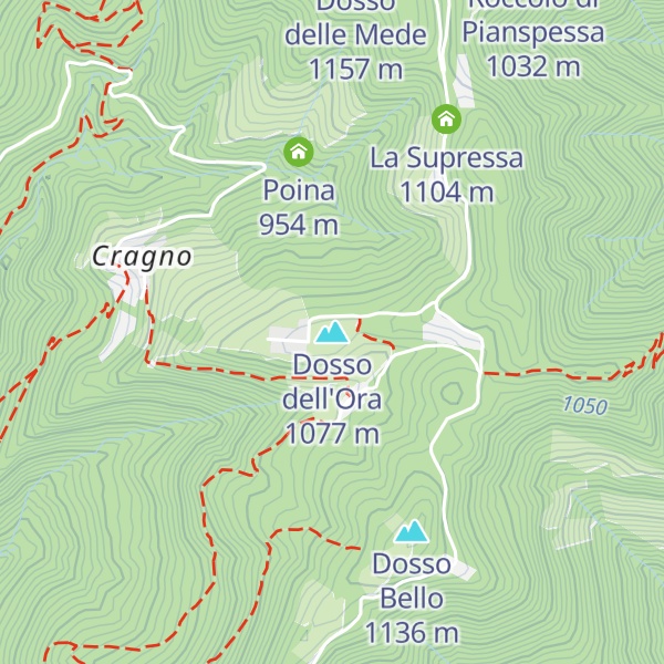 Map of Dosso dell'Ora