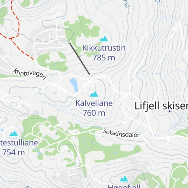Map of Kalveliane
