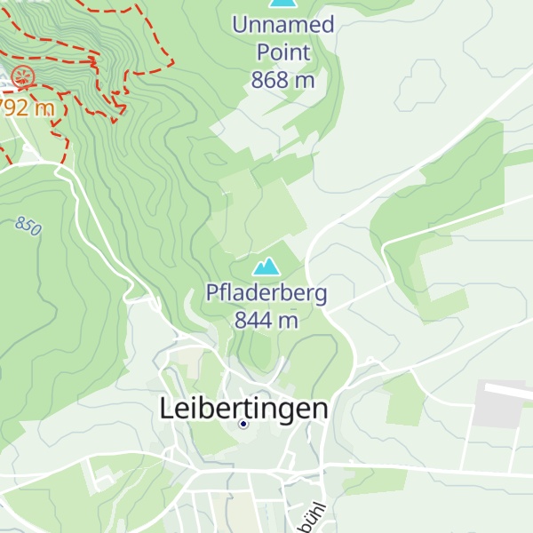 Map of Pfladerberg