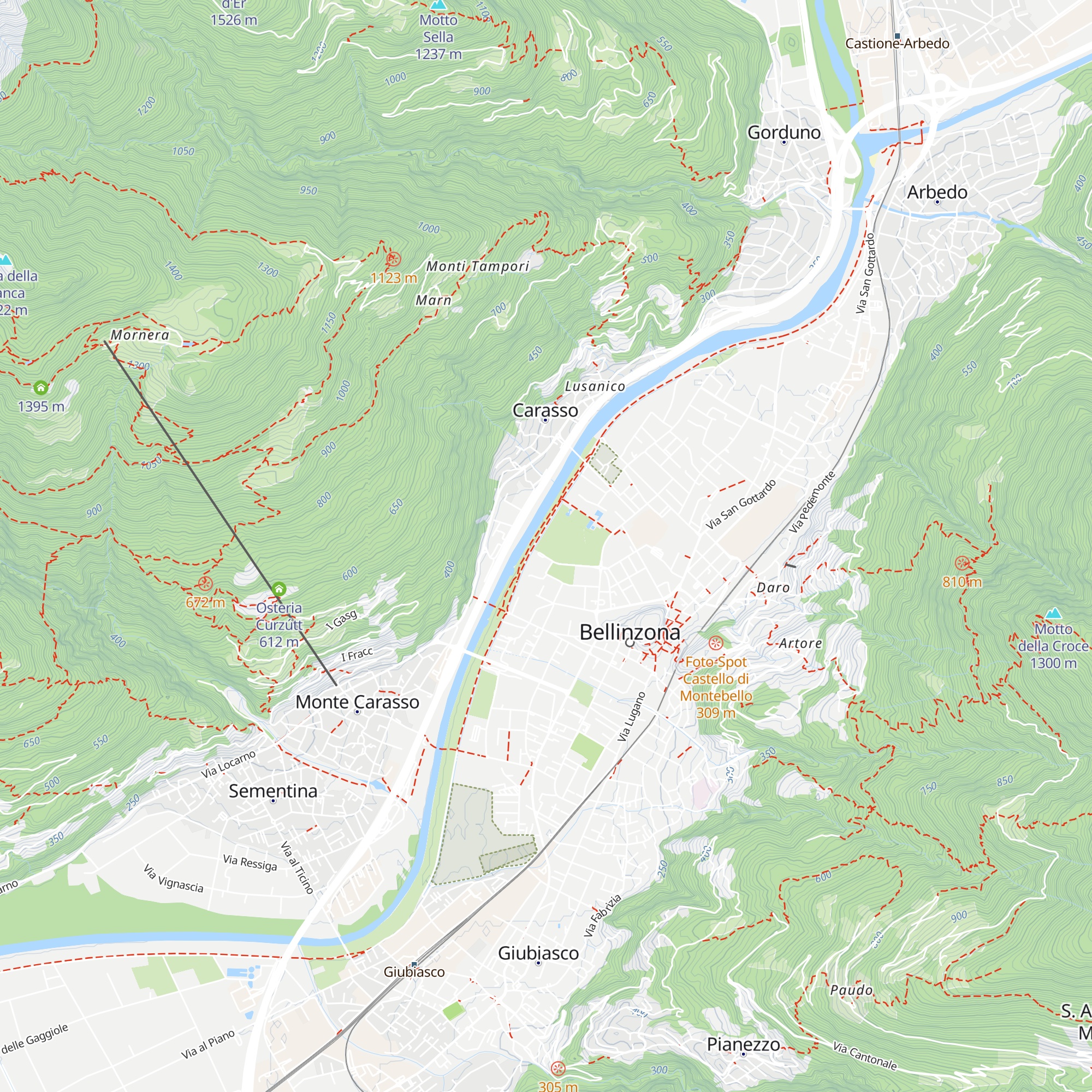 Liceo Cantonale di Bellinzona map