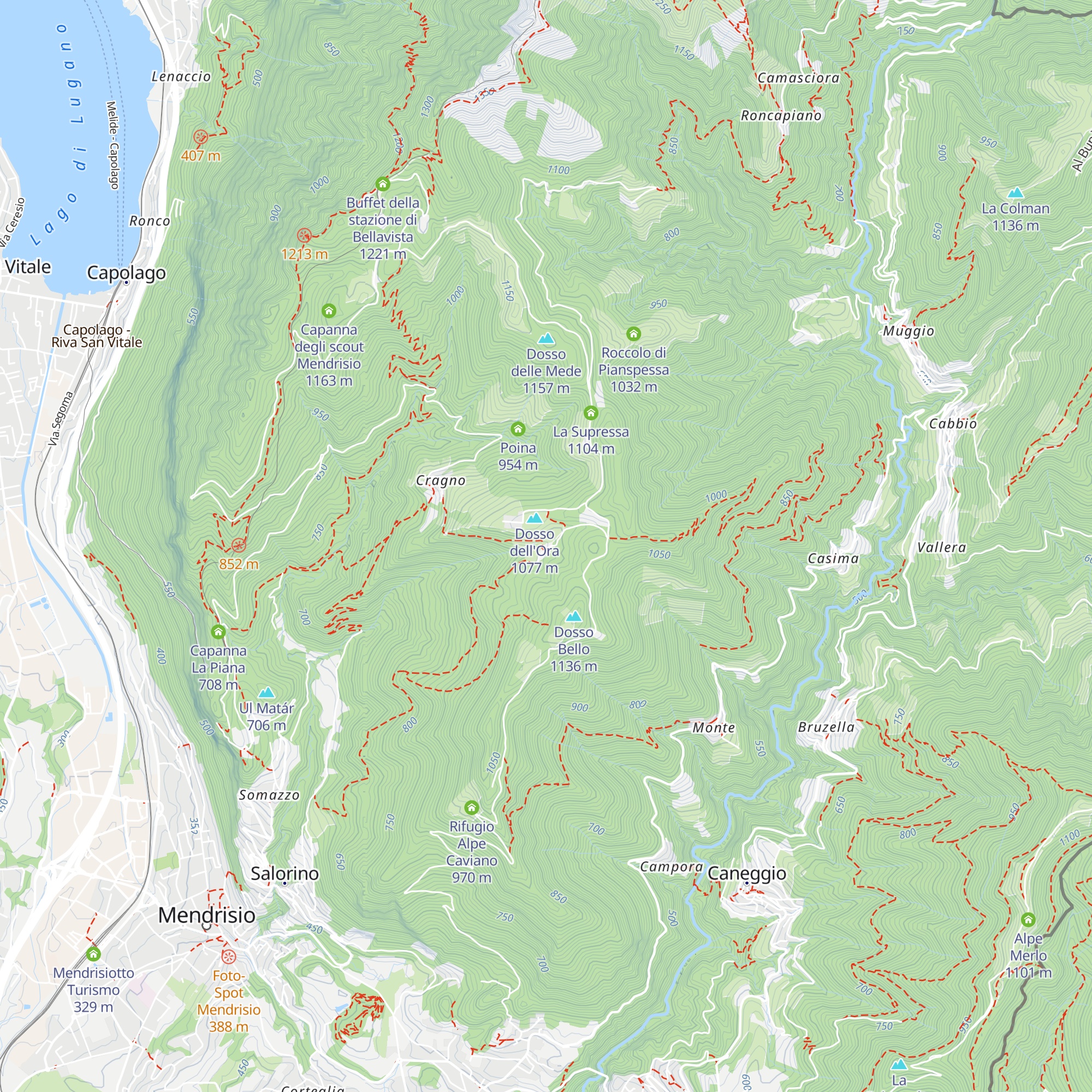 Agriturismo Alpe La grassa map