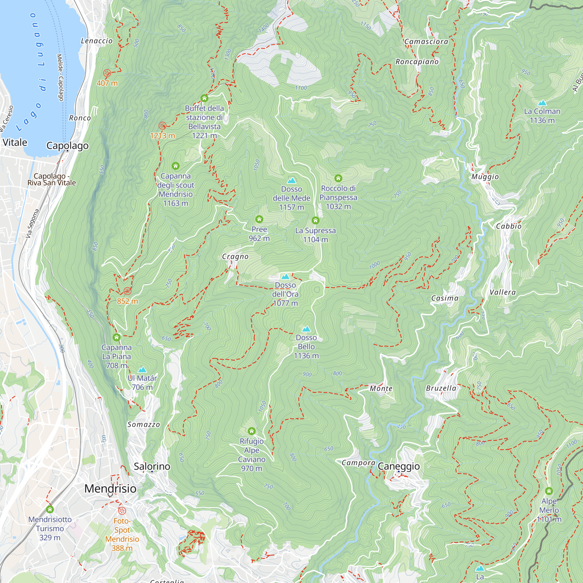 Agriturismo Alpe La grassa map