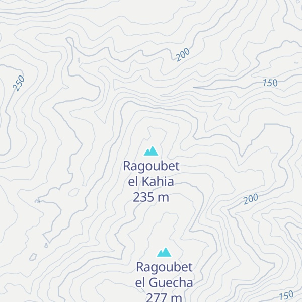 Map of Ragoubet el Kahia