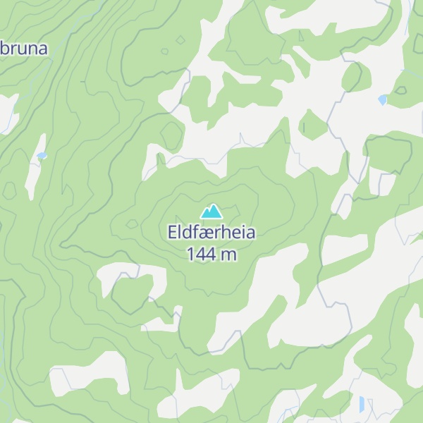 Map of Eldfærheia
