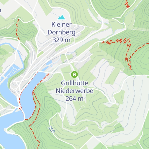Map of Grillhütte Niederwerbe