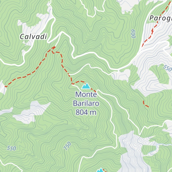 Map of Monte Barilaro