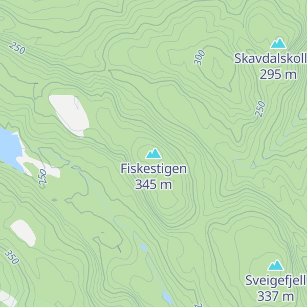 Map of Fiskestigen
