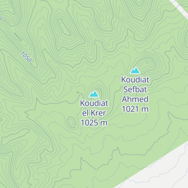 Map of Koudiat el Krer