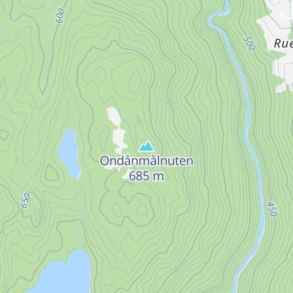 Map of Ondånmålnuten