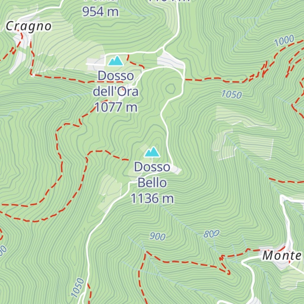 Map of Dosso Bello
