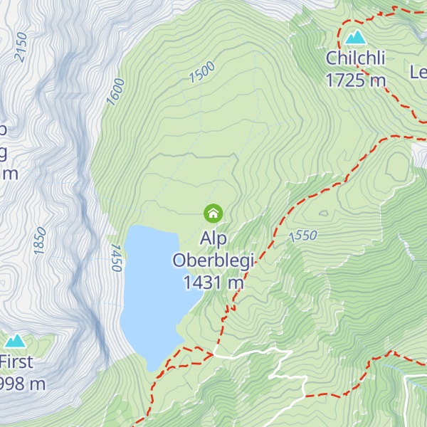 Map of Alp Oberblegi