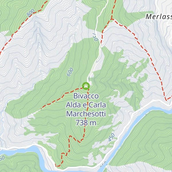Map of Bivacco Alda e Carla Marchesotti