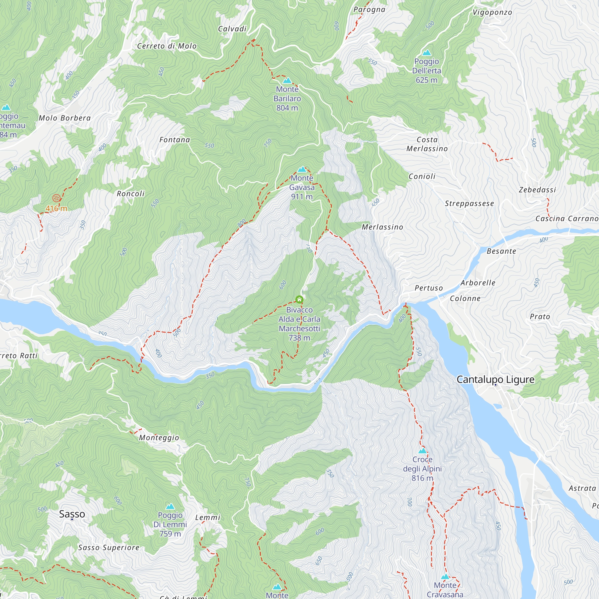 Bivacco Alda e Carla Marchesotti map