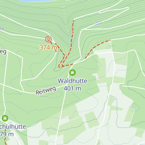 Map of Waldhütte