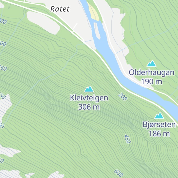 Map of Kleivteigen