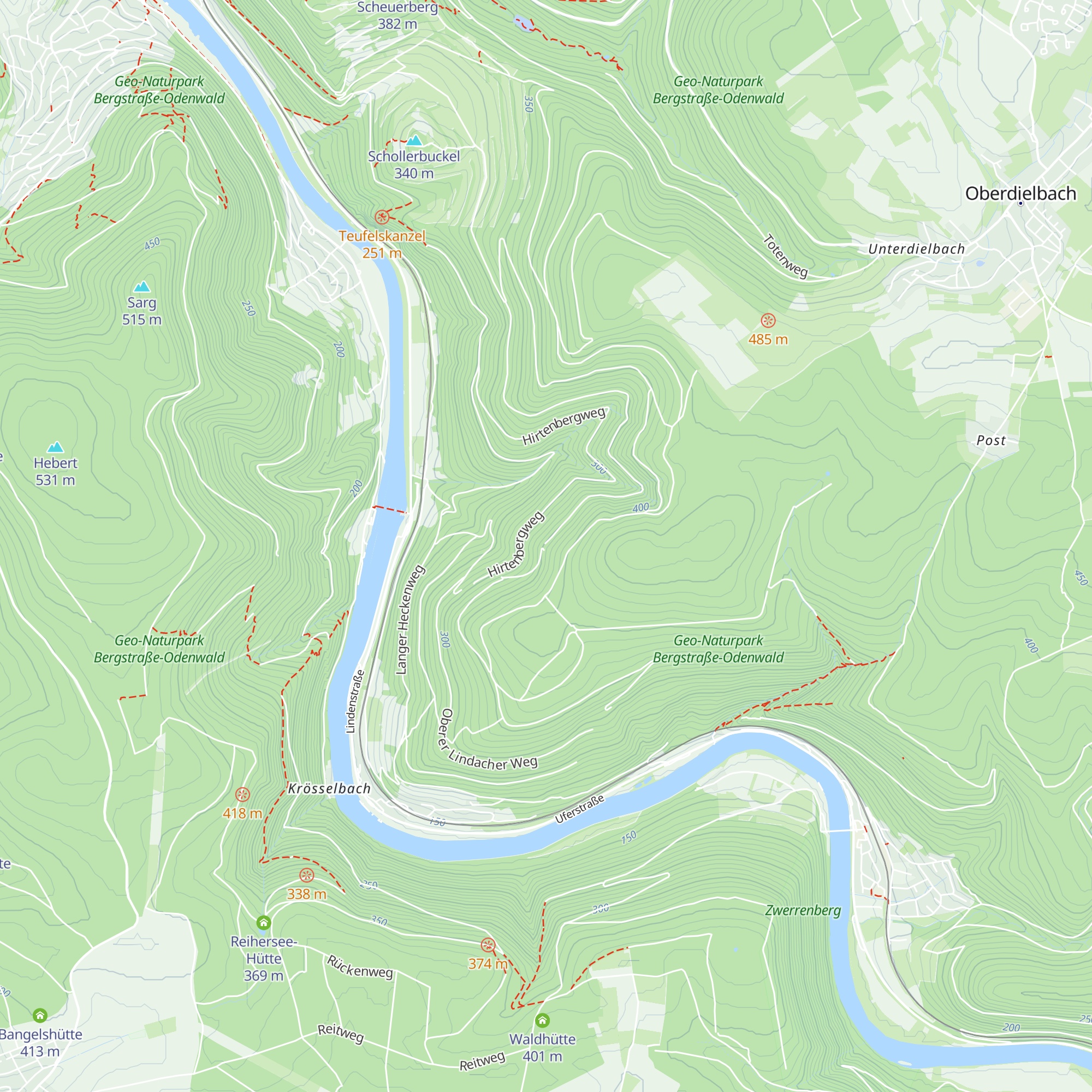 Max Hauck-Hütte map