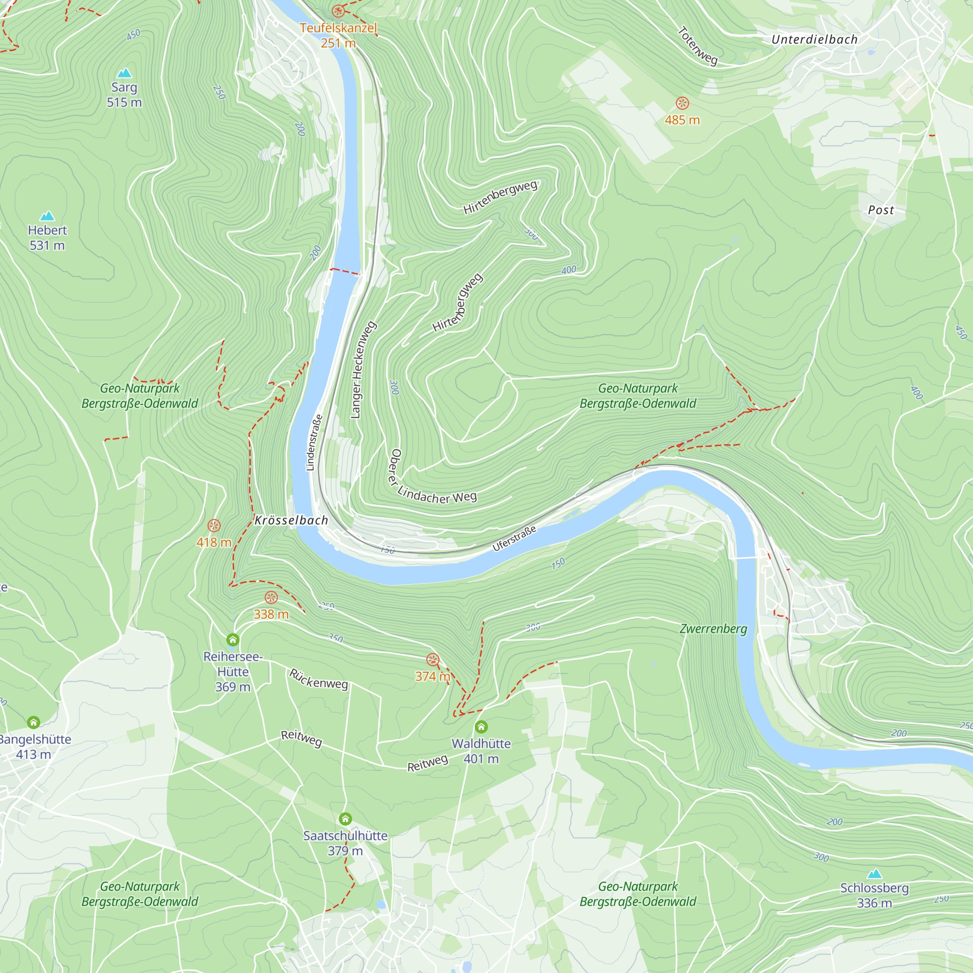 Lindacher Hütte map