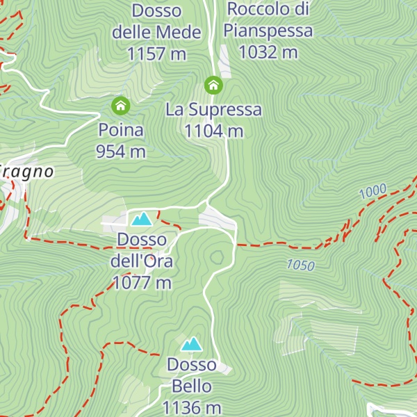 Map of Agriturismo Dosso dell'Ora