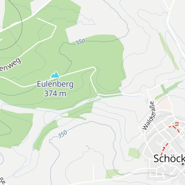 Map of Waldhütte