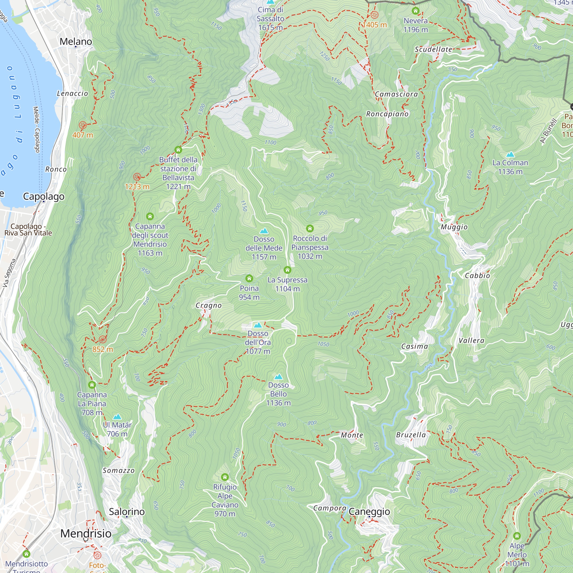 Grotto Balduana map