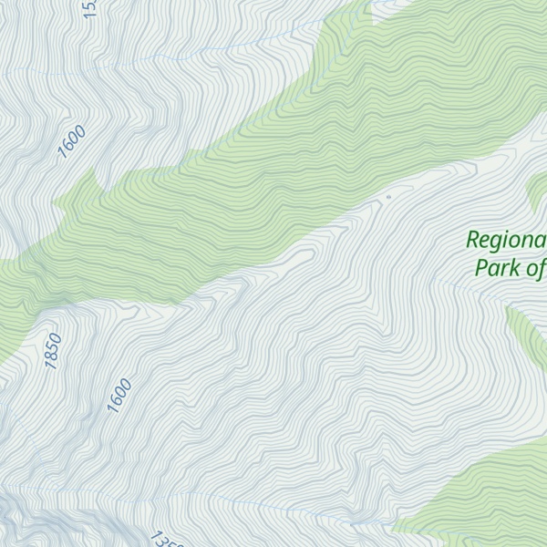 Map of Cima Mazzicata