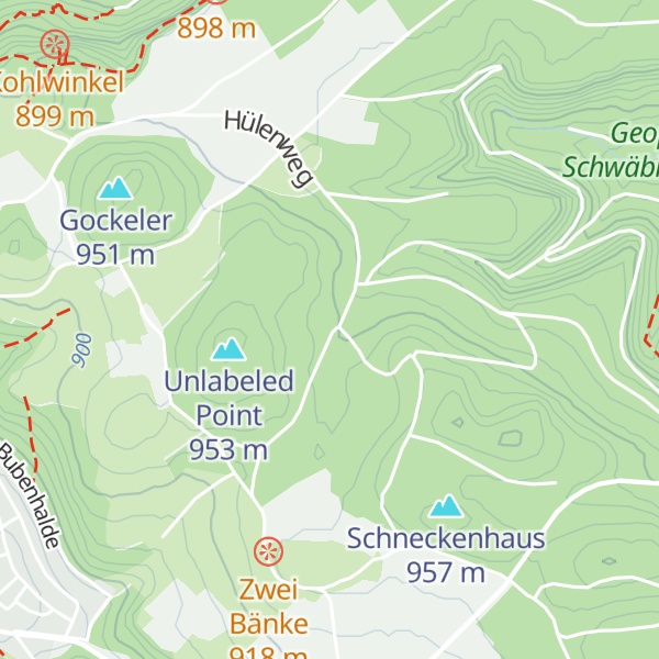 Map of Försterhütte