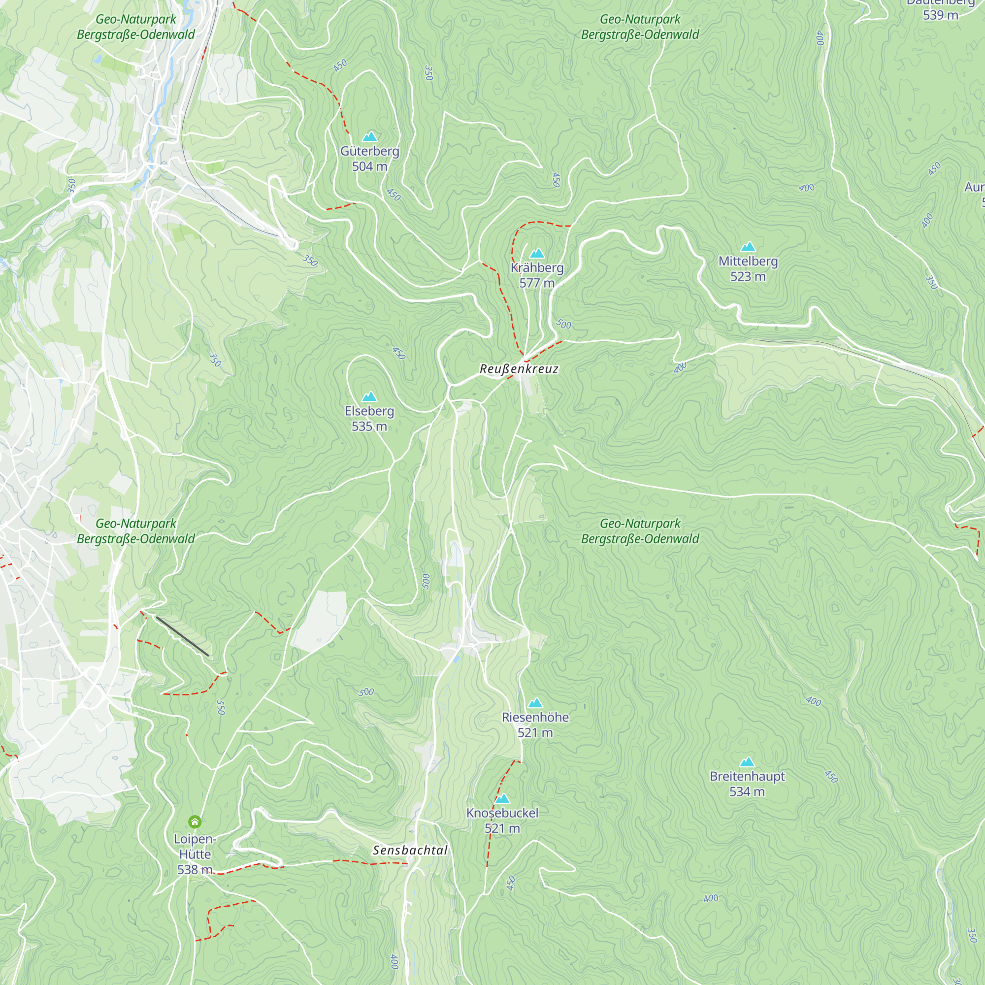 Schutzhütte Talblick map