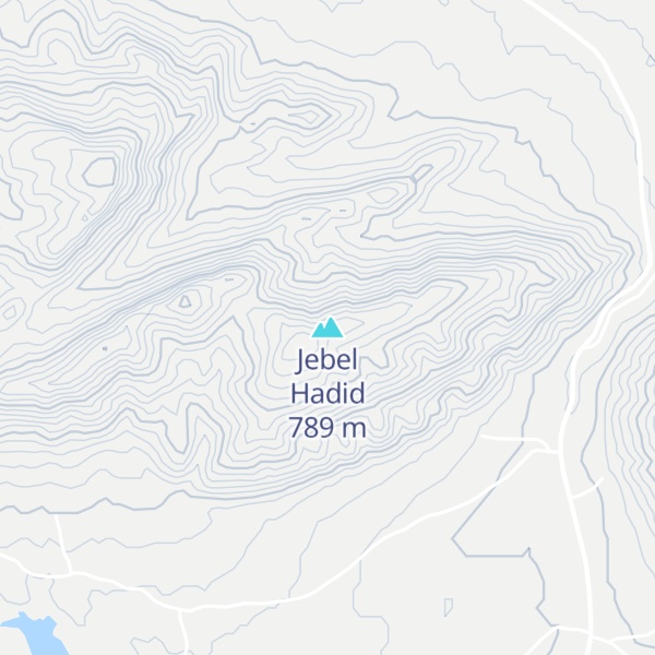 Map of Jebel Hadid