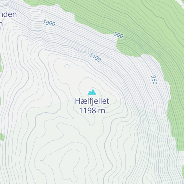 Map of Hælfjellet