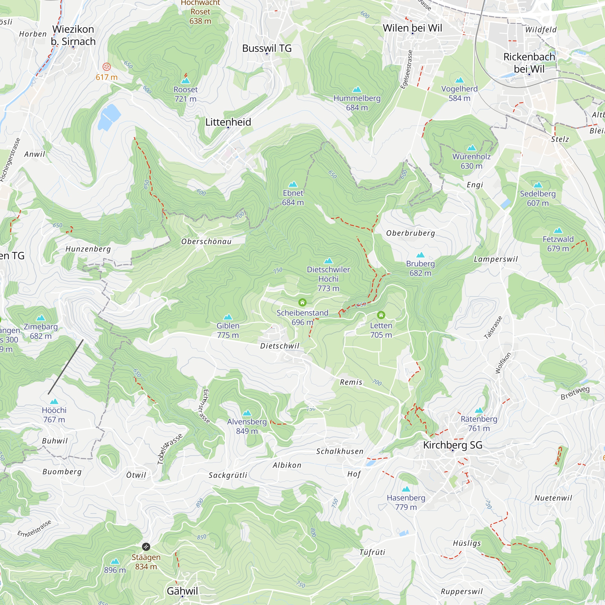 Scheibenstand map