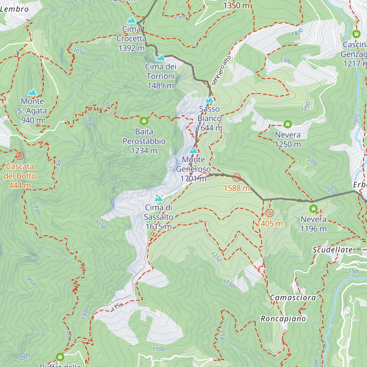 Fiore di pietra map