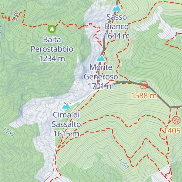 Map of Fiore di pietra