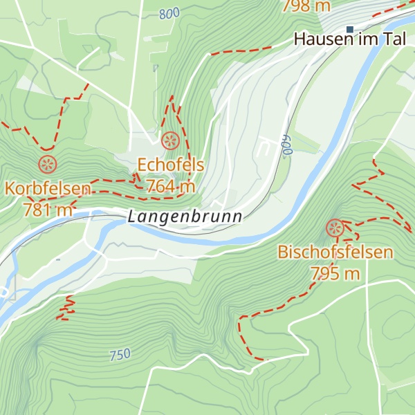 Map of Donautalhütte