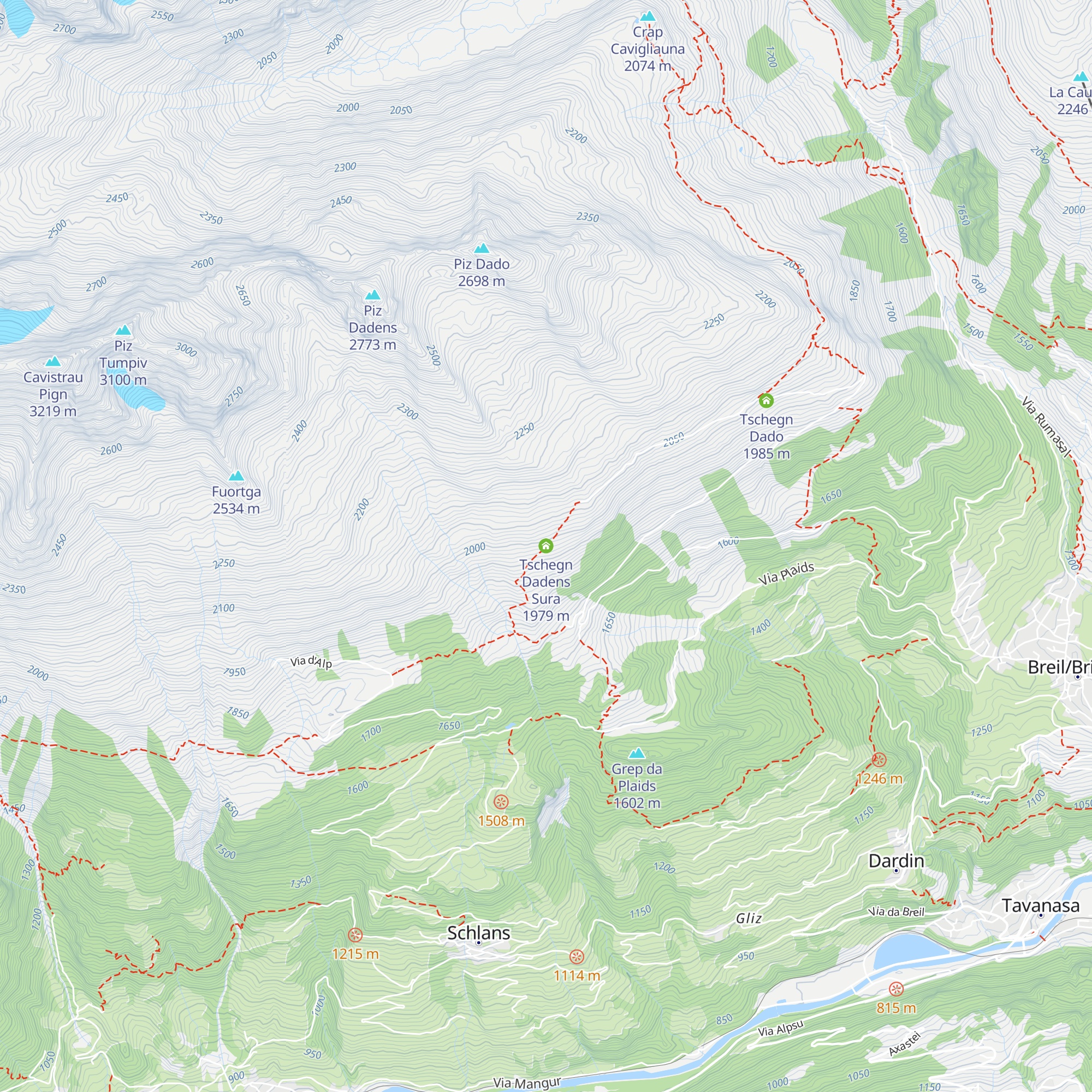 Tschegn Dadens Sura map