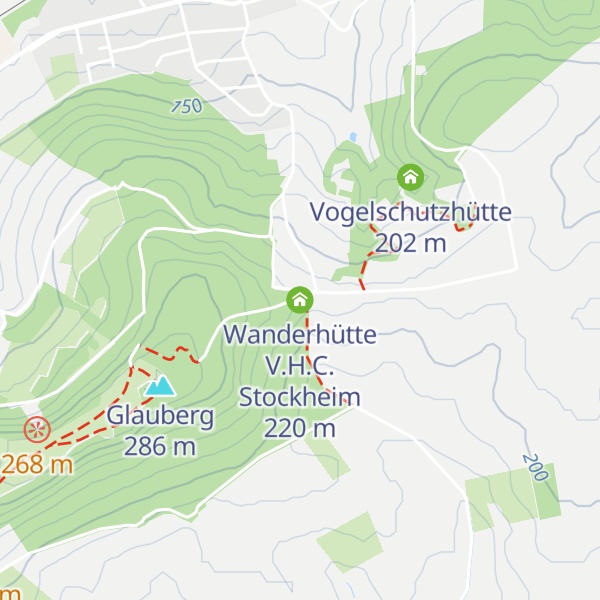 Map of Wanderhütte V.H.C. Stockheim