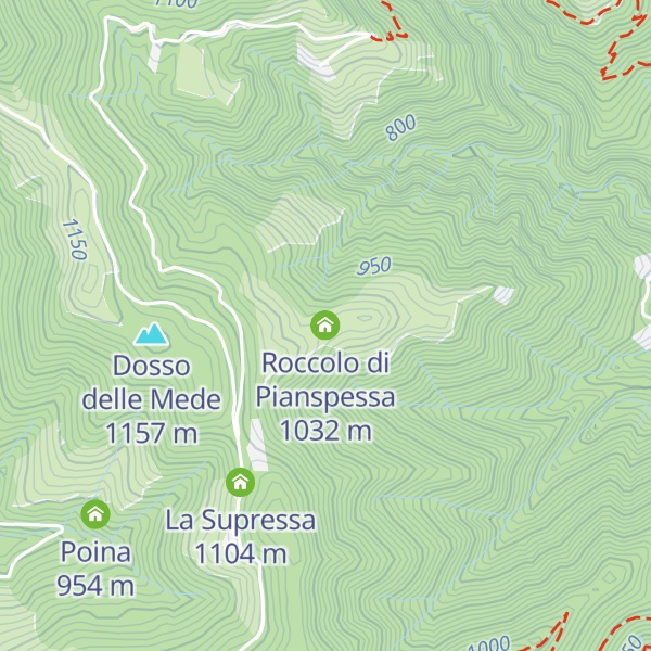 Map of Roccolo di Pianspessa