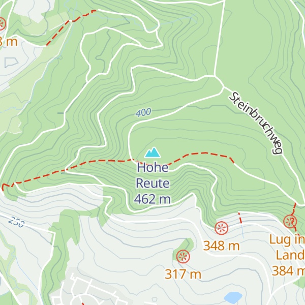 Map of Hohe Reute