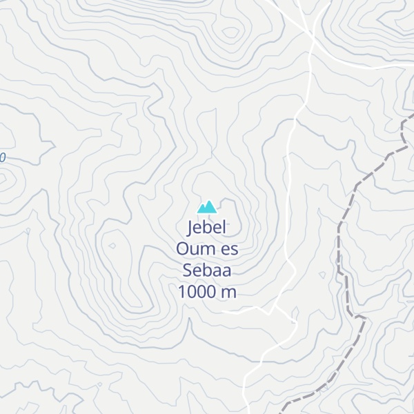 Map of Jebel Oum es Sebaa