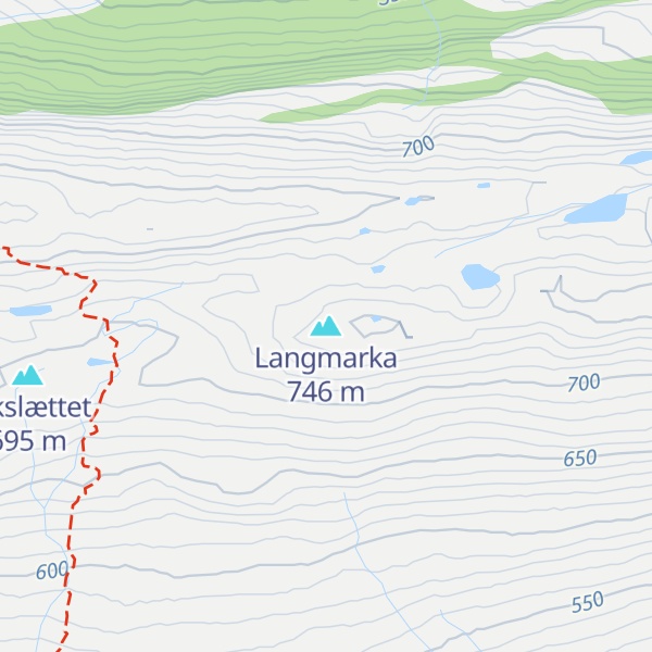 Map of Langmarka