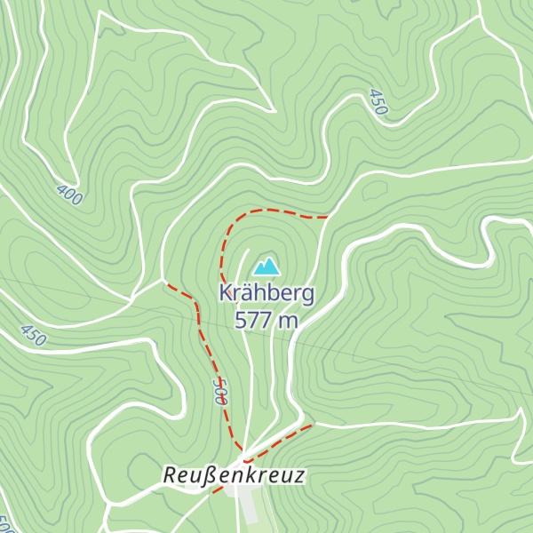 Map of Krähberg