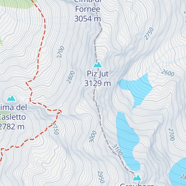Map of Punta delle Stambecco