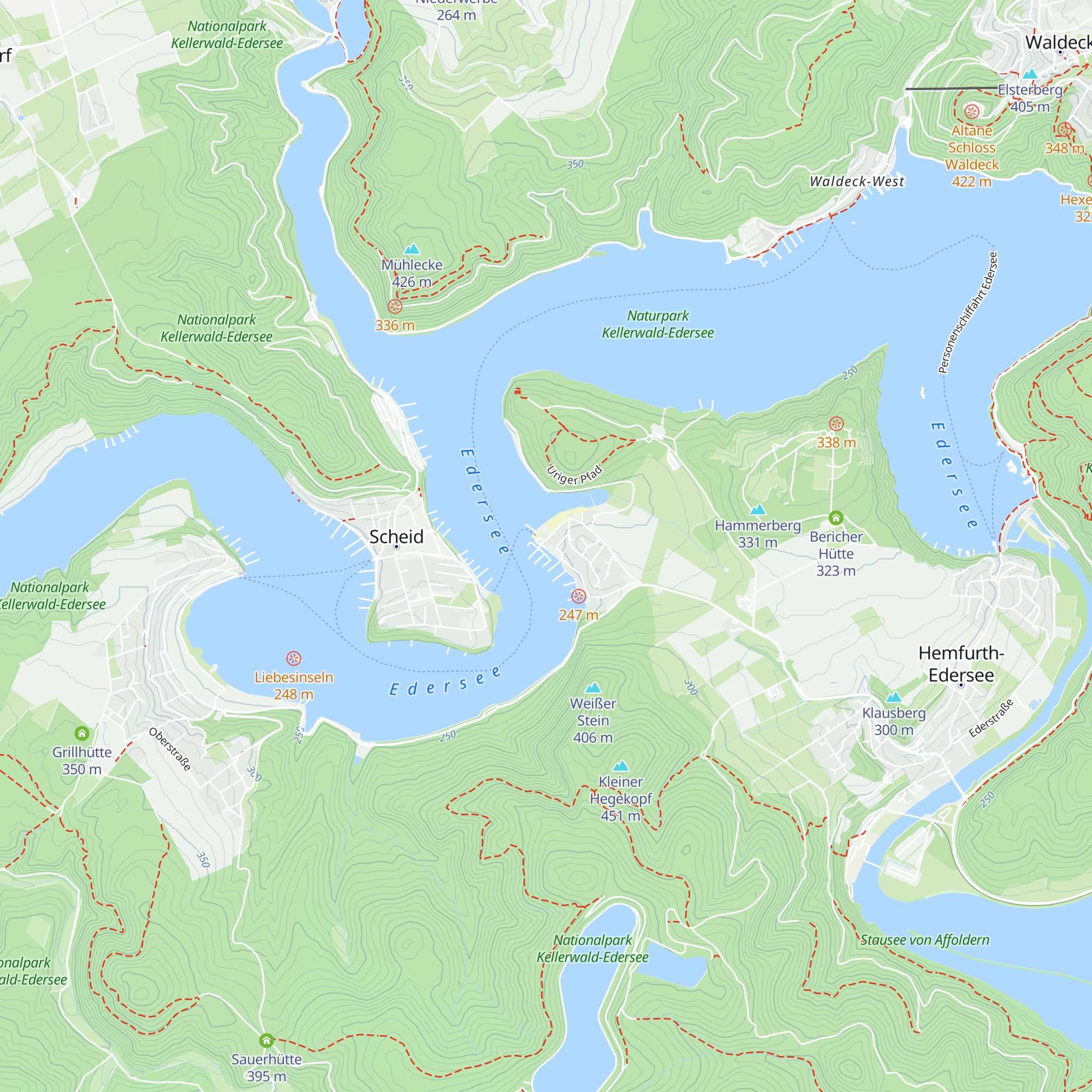 Restaurant Fischerhütte map