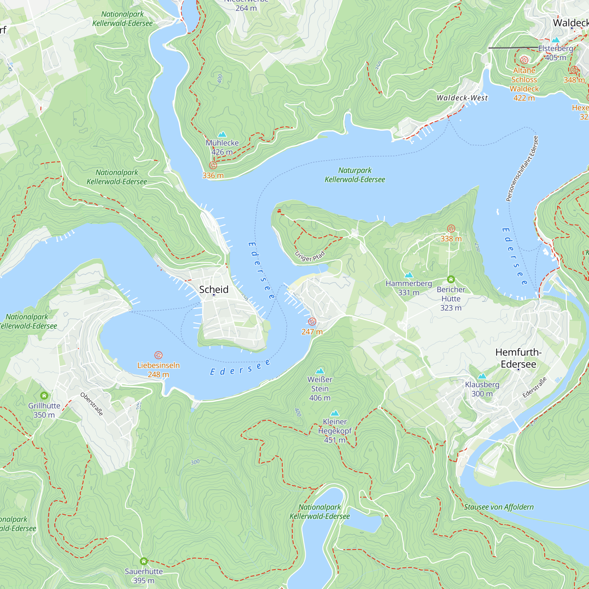 Restaurant Fischerhütte map