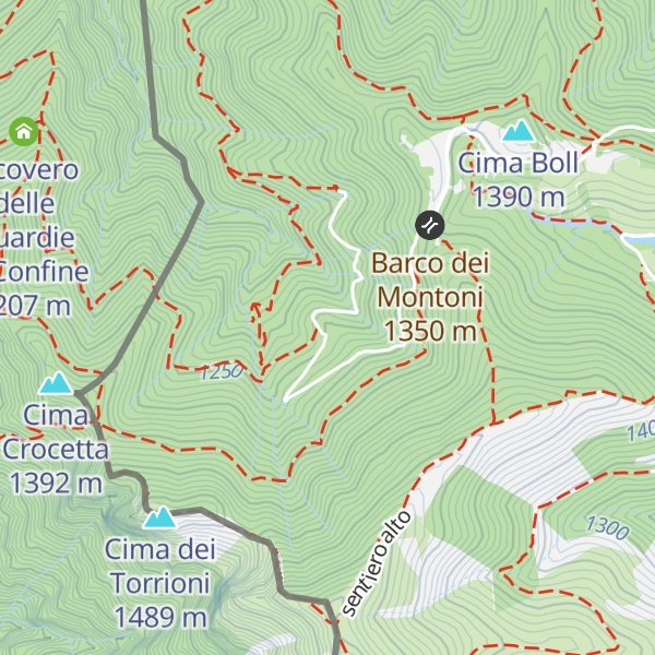 Map of Bivacco Alpe di Gotta