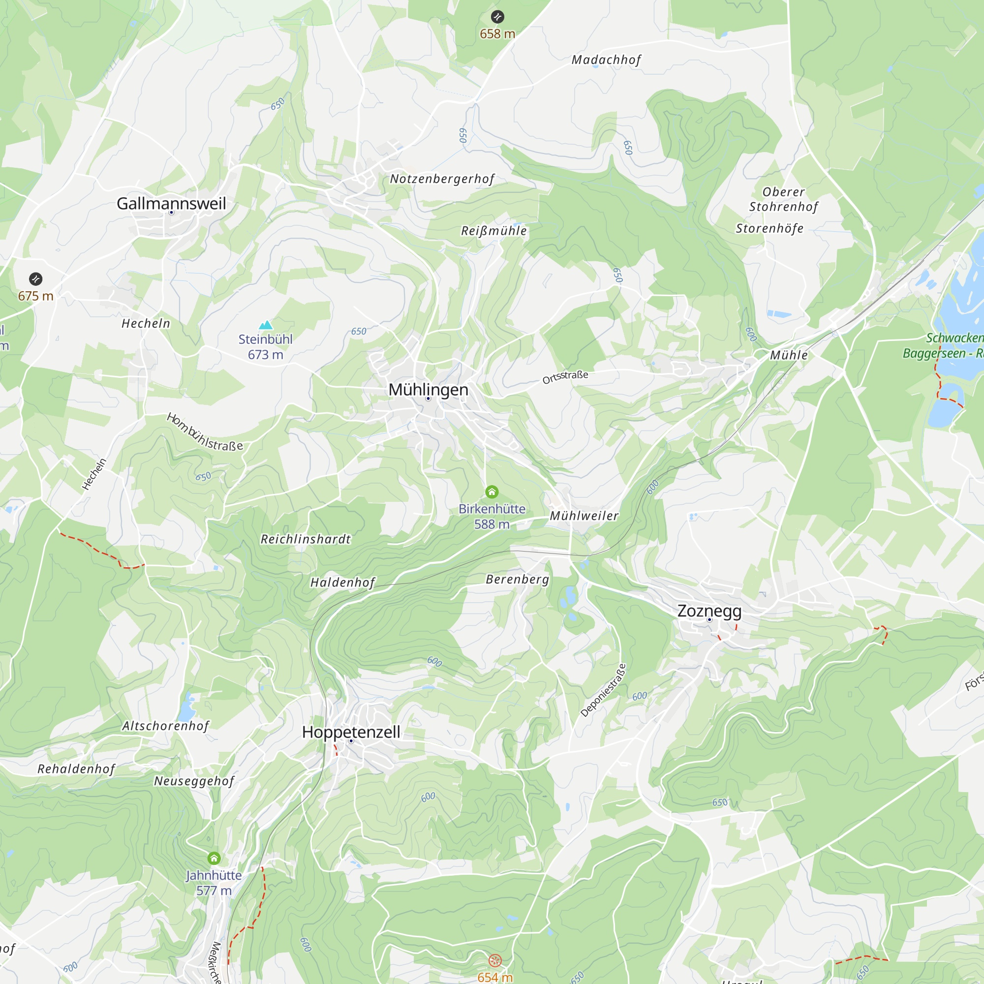 Birkenhütte map