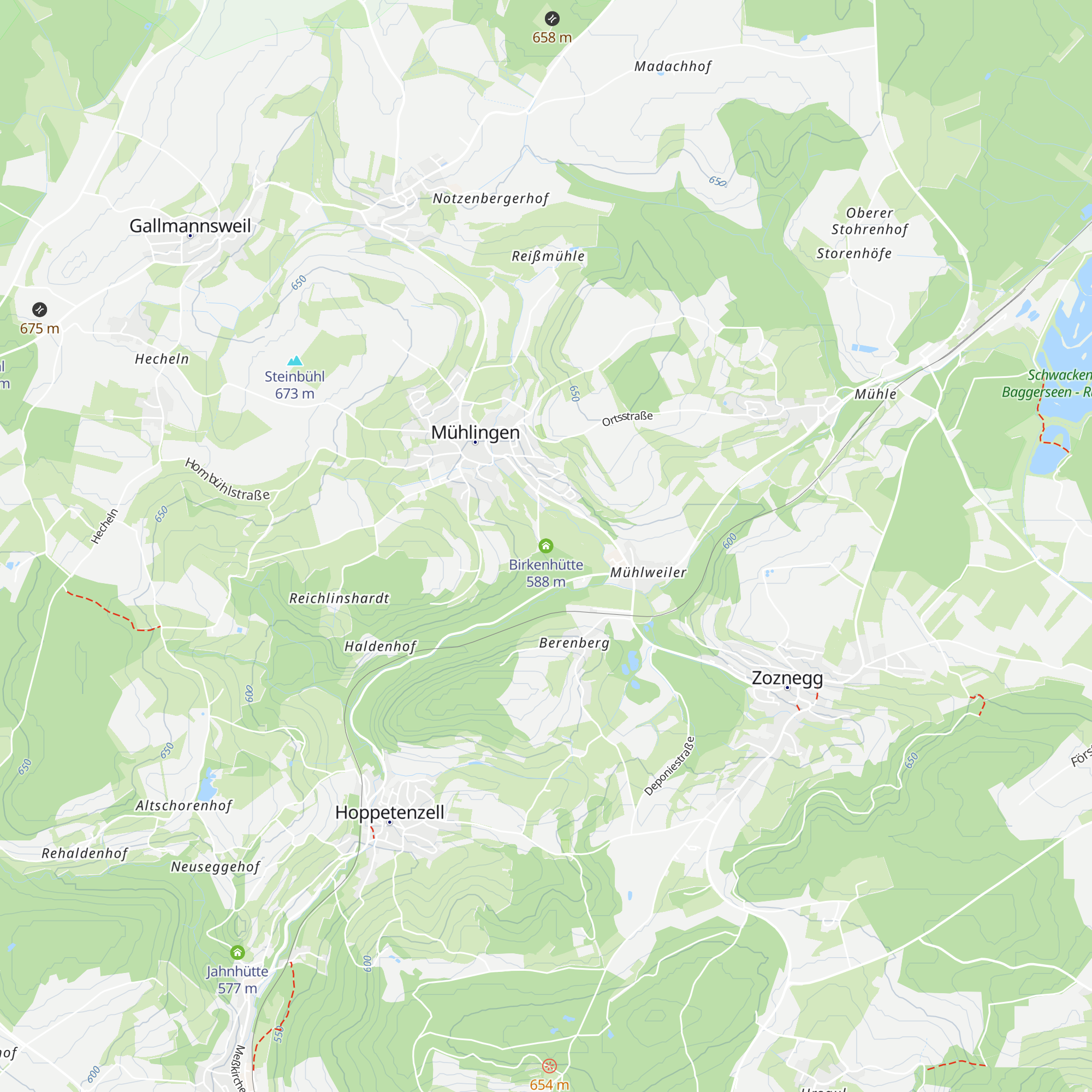 Birkenhütte map