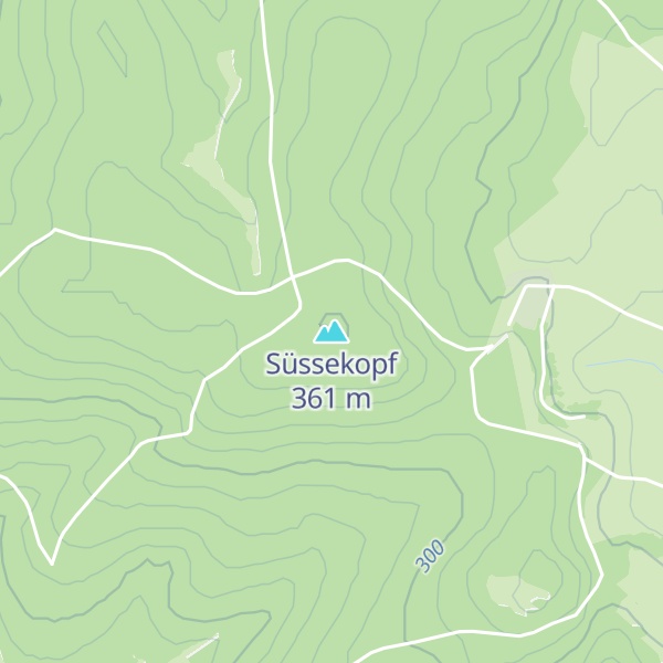 Map of Süssekopf
